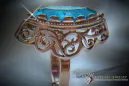 Russian Soviet rose 14k 585 gold Alexandrite Ruby Emerald Sapphire Zircon ring  vrc017