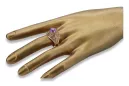 Rosyjska radziecka róża 14k 585 złoto Aleksandryt Rubin szmaragdowy szafirowy pierścionek z cyrkonią vrc026