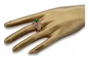 Sovietic rus a crescut 14k 585 aur Alexandrite Ruby Emerald Safir Zircon inel vrc026