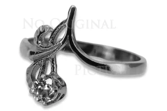 copy of Руски съветски сребърен розов позлатен пръстен 925 александрит рубин изумруден сапфир циркон vrc095rp