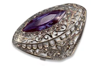 Russian Soviet rose 14k 585 gold Alexandrite Ruby Emerald Sapphire Zircon ring  vrc090