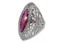 Russian Soviet rose 14k 585 gold Alexandrite Ruby Emerald Sapphire Zircon ring  vrc090