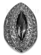 Vintage pierścionek srebro 925 z Aleksandrytem Rubinem Szafirem Szmaragdem Cyrkonią vrc090s