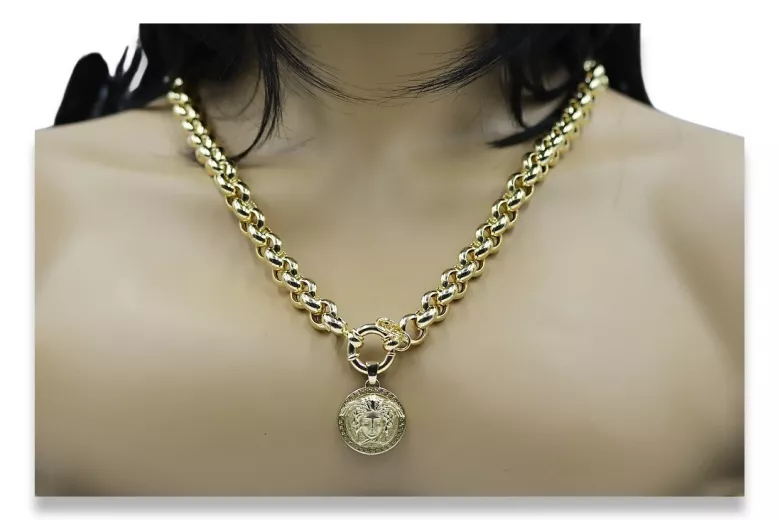 Pendentif en or ★ Zlotychlopak.pl ★ Gold Hallmark 585 333 Prix bas
