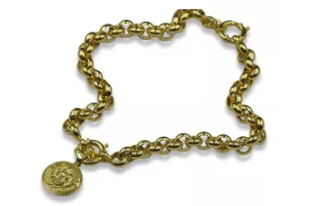 Colgante colgante de oro ★ https://zlotychlopak.pl/es/ ★ Gold Hallmark 585 333 Bajo precio