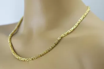 Geltonas rožinis aukso grandinė ★ russiangold.com ★ Aukso 585 333 Maža kaina