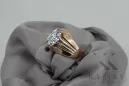 Inel sovietic rusesc din aur 585 trandafir 14k alexandrit rubin smarald safir zircon vrc016