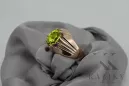 Ruso soviético rosa 14k 585 oro Alejandrita Rubí Esmeralda Zafiro Circón anillo vrc016