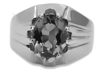 Rožinio raudono aukso žiedas 14k 585 Russian Vintage set vrc016