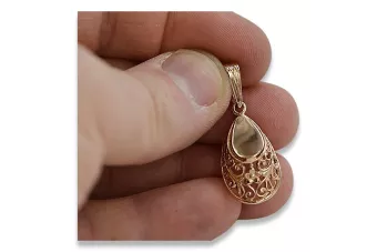 Vintage rožinis aukso žiedinis Vintage sidabras auksinis 925 SSRS Vintage pakaba