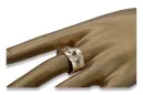 Russian Soviet rose pink 14k 585 gold Vintage ring vrn025