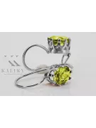 الأقراط الفضية العتيقة 925 مع Peridot vec196s