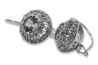 copy of Русская советская розовая роза 14k 585 золото серьги vec002 александрит рубин изумруд сапфир ...