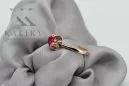 Russian Soviet rose 14k 585 gold Alexandrite Ruby Emerald Sapphire Zircon ring  vrc348