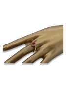 Russian Soviet rose 14k 585 gold Alexandrite Ruby Emerald Sapphire Zircon ring  vrc348