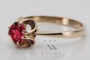 Russian Soviet rose 14k 585 gold Alexandrite Ruby Emerald Sapphire Zircon ring  vrc348