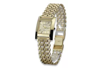 Жълт 14k златен мъжки часовник Geneve lw036ydg&lbw002y