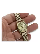 Złoty zegarek z bransoletą damską 14k włoski Geneve lw020ydyz&lbw004y
