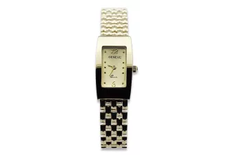 Gold men's watch Geneve ★ zlotychlopak.pl ★ Gold purity 585 333 Low Price!