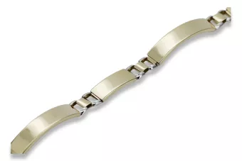 Zlatý náramok Muži 14k 585 Unikátny CB167YW