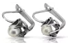 Vintage silver 925 pearl earrings vepr002s