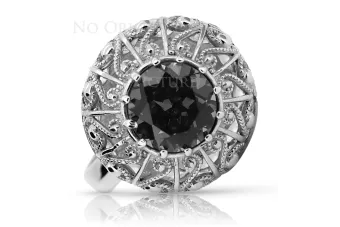 Russische sowjetische Rose 14 Karat 585 Gold Alexandrit Rubin Smaragd Saphir Zirkon Ring vrc059