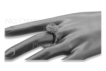 Russische sowjetische Rose 14 Karat 585 Gold Alexandrit Rubin Smaragd Saphir Zirkon Ring vrc059