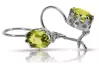 Vintage Vintage 925 Silver Peridot earrings vec196s