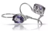 Vintage Vintage 925 Silver Alexandrite earrings vec196s
