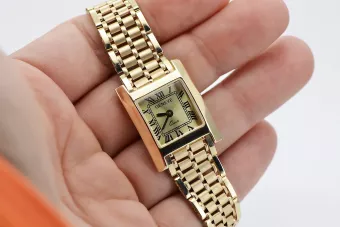 Gold men's watch Geneve ★ zlotychlopak.pl ★ Gold purity 585 333 Low Price!