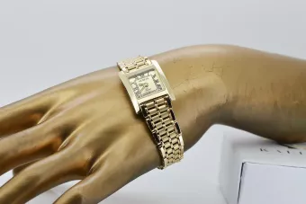 Goldene Herrenuhr Geneve ★ zlotychlopak.pl ★ Gold Reinheit 585 333 Niedriger Preis!