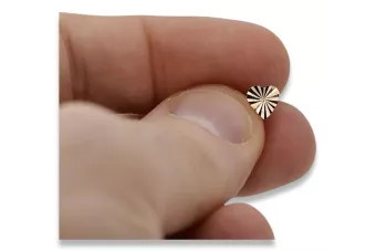 Золоті сережки ★ zlotychlopak.pl ★ Золотий зразок 585 333 Низька ціна!