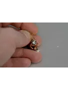 Руско съветско розово розово 14k 585 злато Винтидж обеци vec197 александрит рубин изумруд сапфир ...