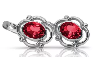 copy of Rusă sovietică de argint 925 Alexandrite Ruby Smarald Safir Acvamarina Zircon ... cercei vec033sRussian Soviet style