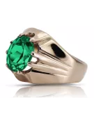 Russian Soviet rose 14k 585 gold Alexandrite Ruby Emerald Sapphire Zircon ring  vrc016