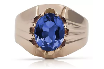 Ruská sovětská růže 14k 585 Zlatý aleksandrite Rubin Emaragd Sapphire Zircon Ring VRC016