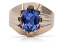 Russian Soviet rose 14k 585 gold Alexandrite Ruby Emerald Sapphire Zircon ring  vrc016