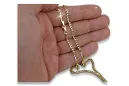 Žltý reťazec 14k zlato ★ https://zlotychlopak.pl/sk/ ★ GOLD 585 333 lacné