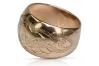Rose pink 14k 585 gold Vintage ring vrn007 Russian Soviet Vintage style