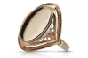 Vintage rose pink 14k 585 gold Vintage ring vrn026