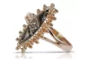Vintage rose pink 14k 585 gold Vintage ring vrn034