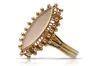 Vintage rose pink 14k 585 gold Vintage ring vrn042