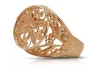 Vintage rose pink 14k 585 gold Vintage ring vrn133