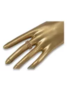 Russisch Sowjet rosa 14 Karat 585 gold Vintage Ring vrn206