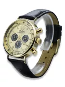 Galben 14k 585 ceas de aur pentru bărbați Geneve mw012y-gb