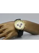 Желтые 14k 585 золотые мужские часы Geneve mw012y-gb