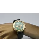Reloj de hombre amarillo 14k 585 oro Geneve mw012y-gr