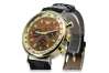 Galben 14k 585 ceas de aur pentru bărbați Geneve mw012y-br