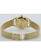 Ceas de damă de aur 14K, Geneva Quartz lw078ydg&lbw003y