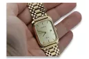 Gold men's watch Geneve ★ zlotychlopak.pl ★ Gold purity 585 333 Low Price!